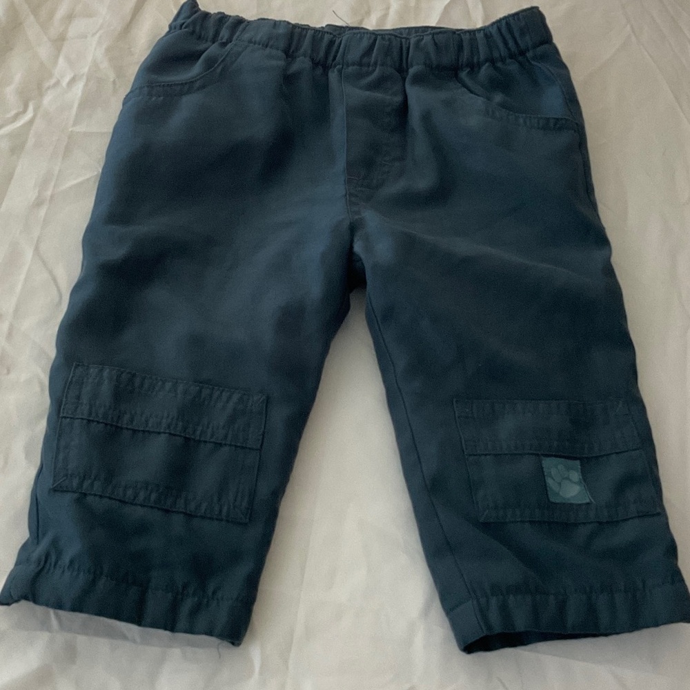 Kids Navy Cargo Shorts